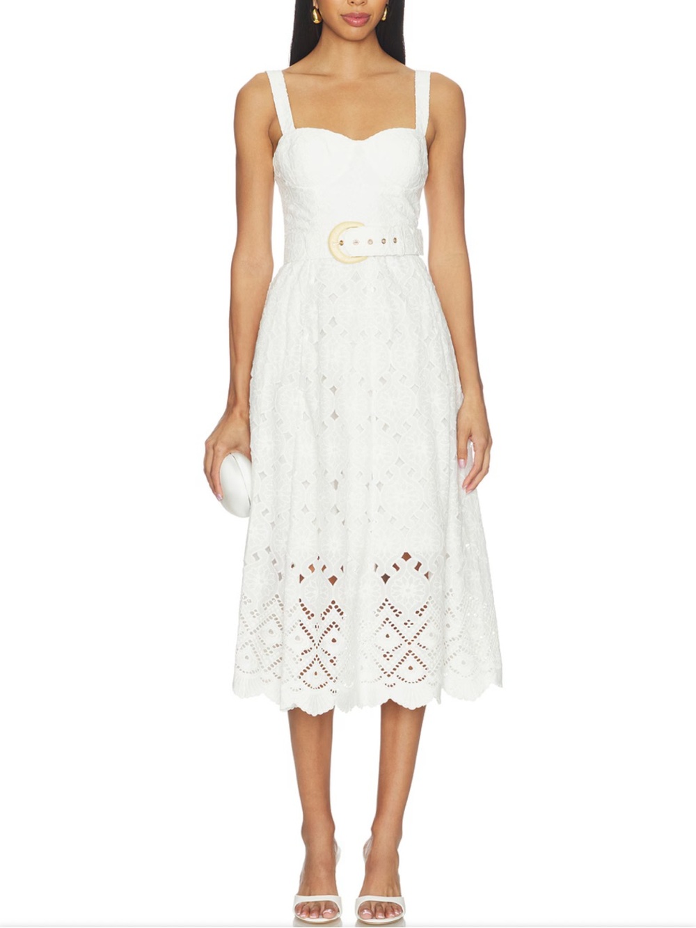 Cara Cara Calypso Dress White